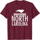 I'd Rather Be in North Carolina T-Shirt - T-Shirt | Maroon