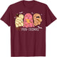 Pantasmas Ghost Funny Spooky Conchas Mexican Ghost Halloween T-Shirt - T-Shirt | Maroon