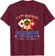 11th Signal Brigade Veteran US Army Signal Corp Fort Hood T-Shirt - T-Shirt | Maroon