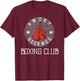 Sweet Science Boxing Club Distressed Graphic T-Shirt - T-Shirt | Maroon