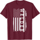 Patriotic Welder Gift American Flag USA 4th Of July Welding T-Shirt - T-Shirt | Maroon