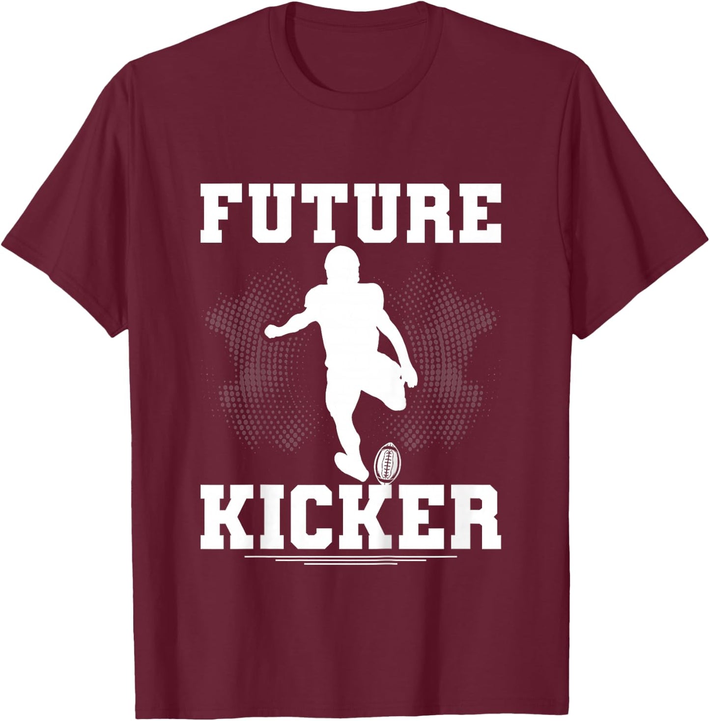 Football Future Kicker Toddler Team Position T-Shirt - T-Shirt | Maroon