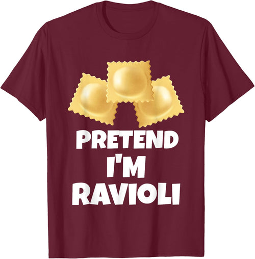 Pretend I'm Ravioli Funny Lazy Halloween Costume