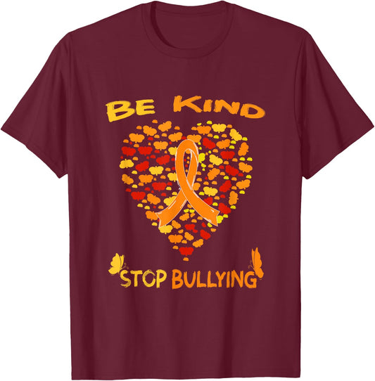 Unity Day Stop Bullying Prevention Month October Wear Blue T-Shirt - T-Shirt | Maroon