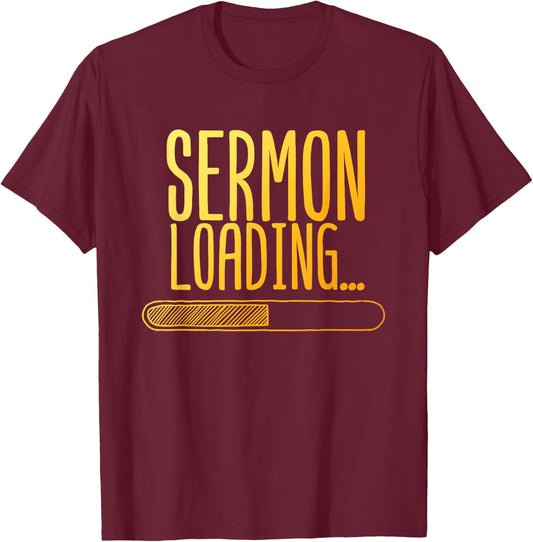 Funny Pastor Design Boys Christian Pastor Sermon T-Shirt - T-Shirt | Maroon