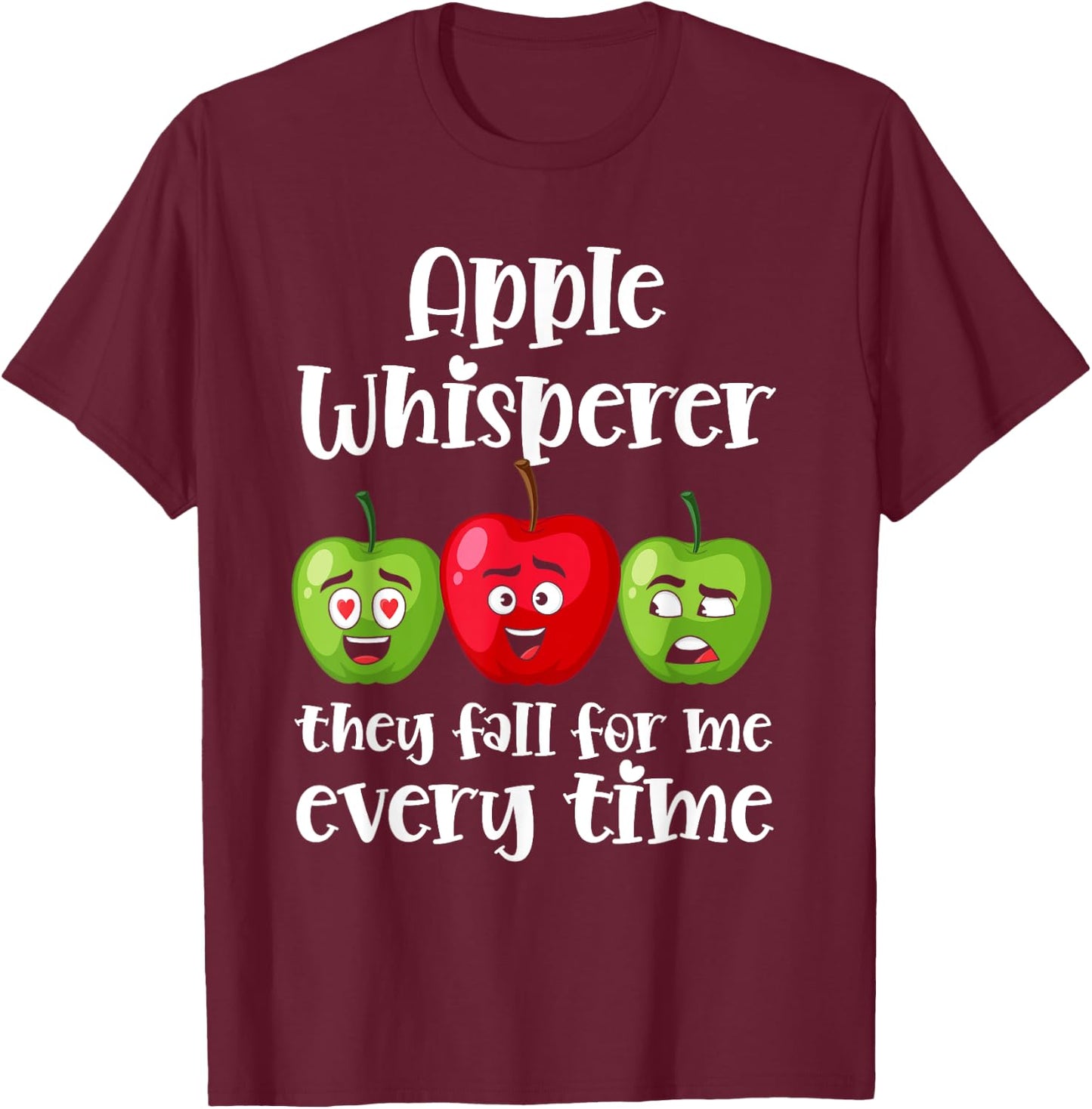 Apple Picking Season Graphic Design Apple Picking Crew Squad T-Shirt - T-Shirt | Maroon