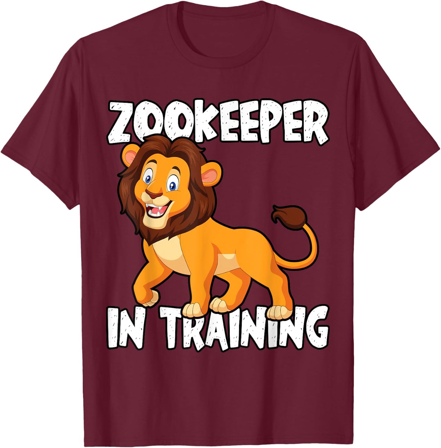 Zookeeper in Training funny T-Shirt - T-Shirt | Maroon