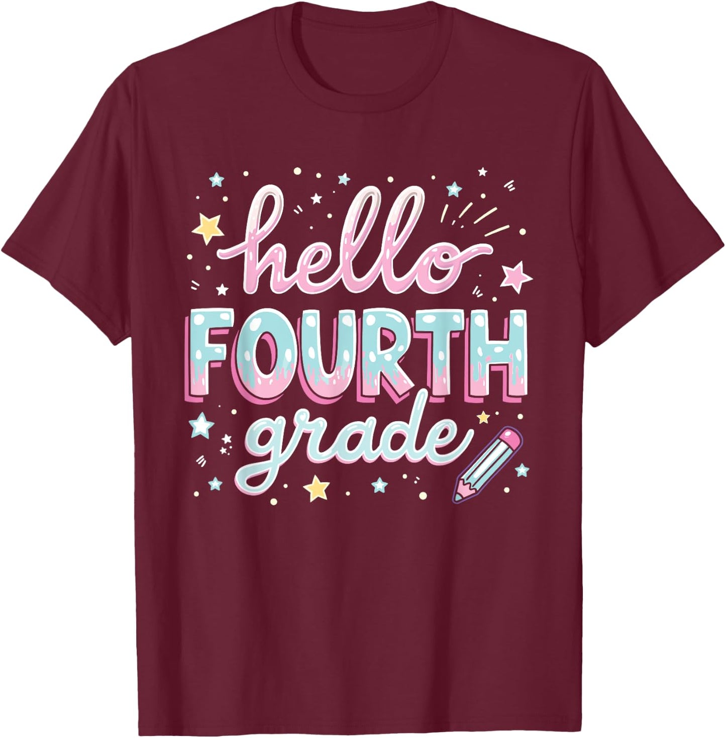4th Grade Classroom Must-Haves T-Shirt - T-Shirt | Maroon