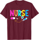 Nurse's Day Nurse Life Happy National Nurses Week 2025 T-Shirt - T-Shirt | Maroon