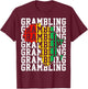 Grambling HBCU with Africa Historical Black College Alumni T-Shirt - T-Shirt | Maroon