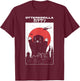 Otterzilla - Funny Otter, Rodent, Retro Japanese Design T-Shirt - T-Shirt | Maroon