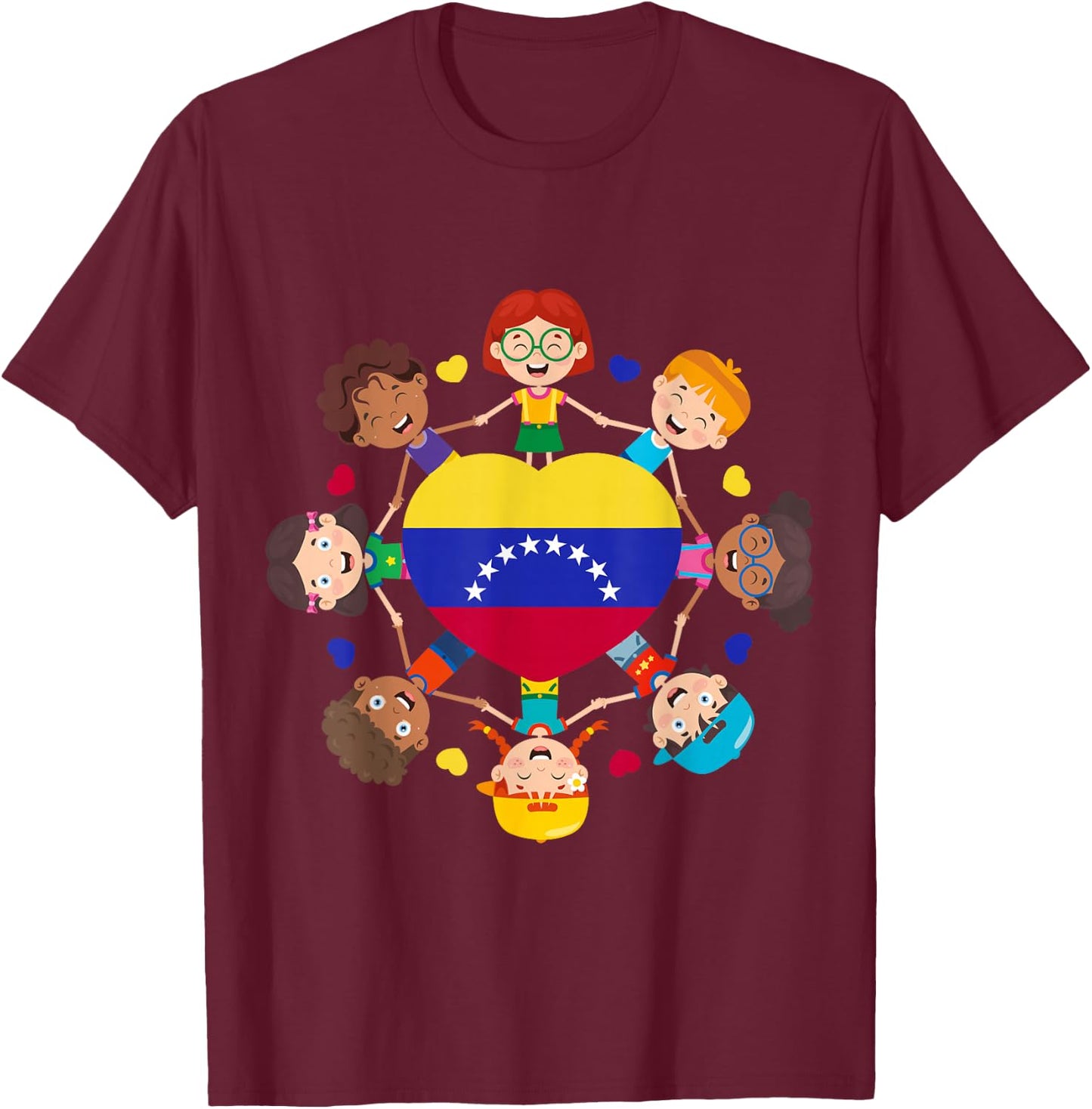 Venezuela Hispanic Heritage Toddler Venezuelan Boys Girl Kid T-Shirt - T-Shirt | Maroon