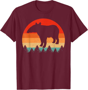 Vintage Retro Tapir Animal Lover Tapir T-Shirt - T-Shirt | Maroon