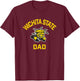 Wichita State University Shockers Arched Dad T-Shirt - T-Shirt | Maroon