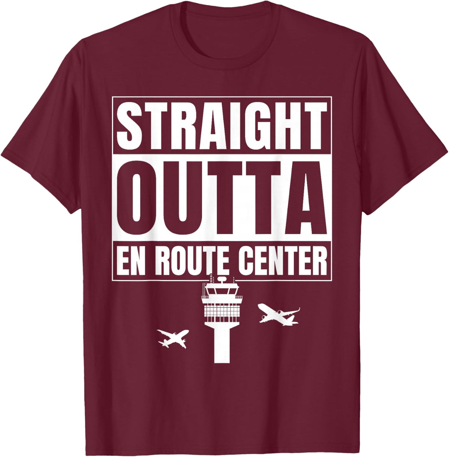 Air traffic controller T-Shirt - T-Shirt | Maroon