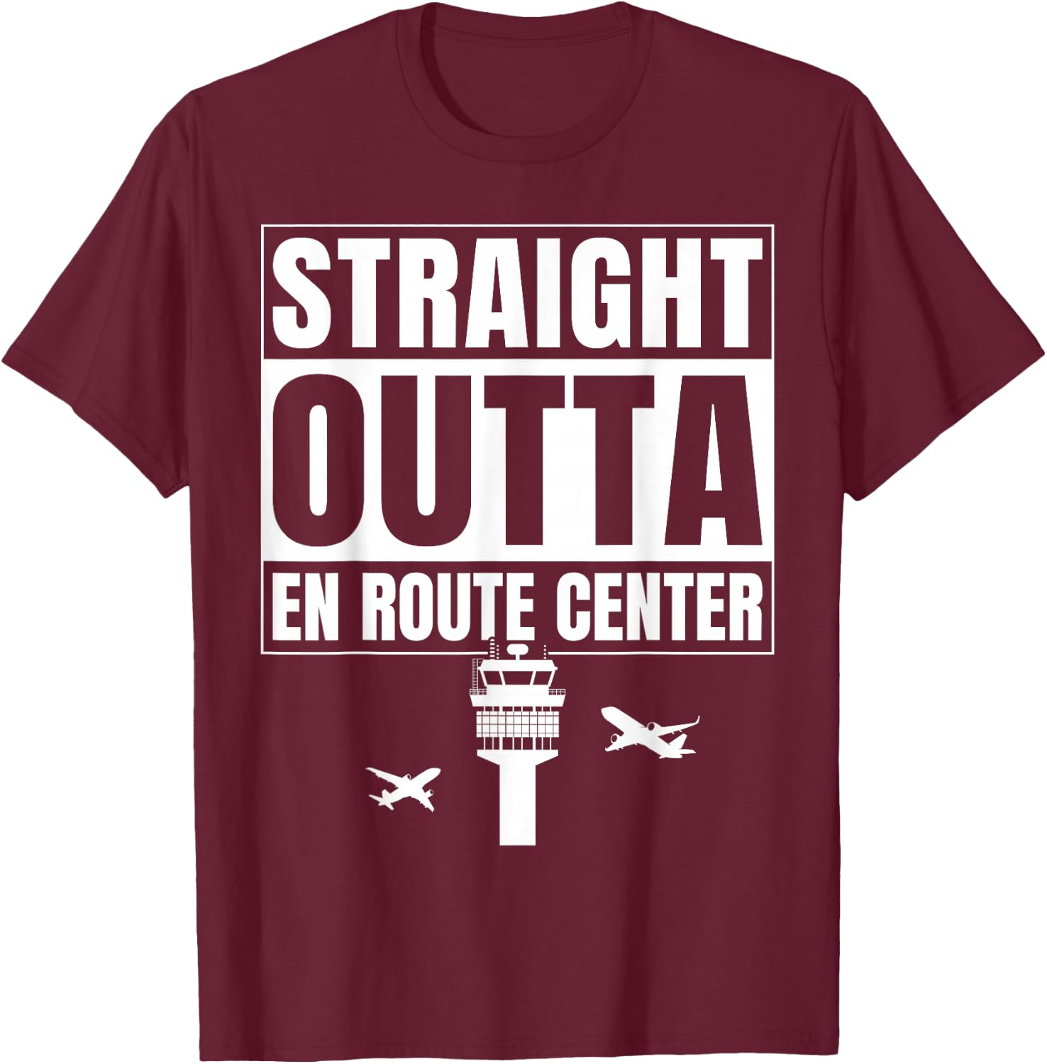Air traffic controller T-Shirt - T-Shirt | Maroon