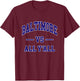 BALTIMORE vs All Y'all - Throwback Design - Classic T-Shirt - T-Shirt | Maroon