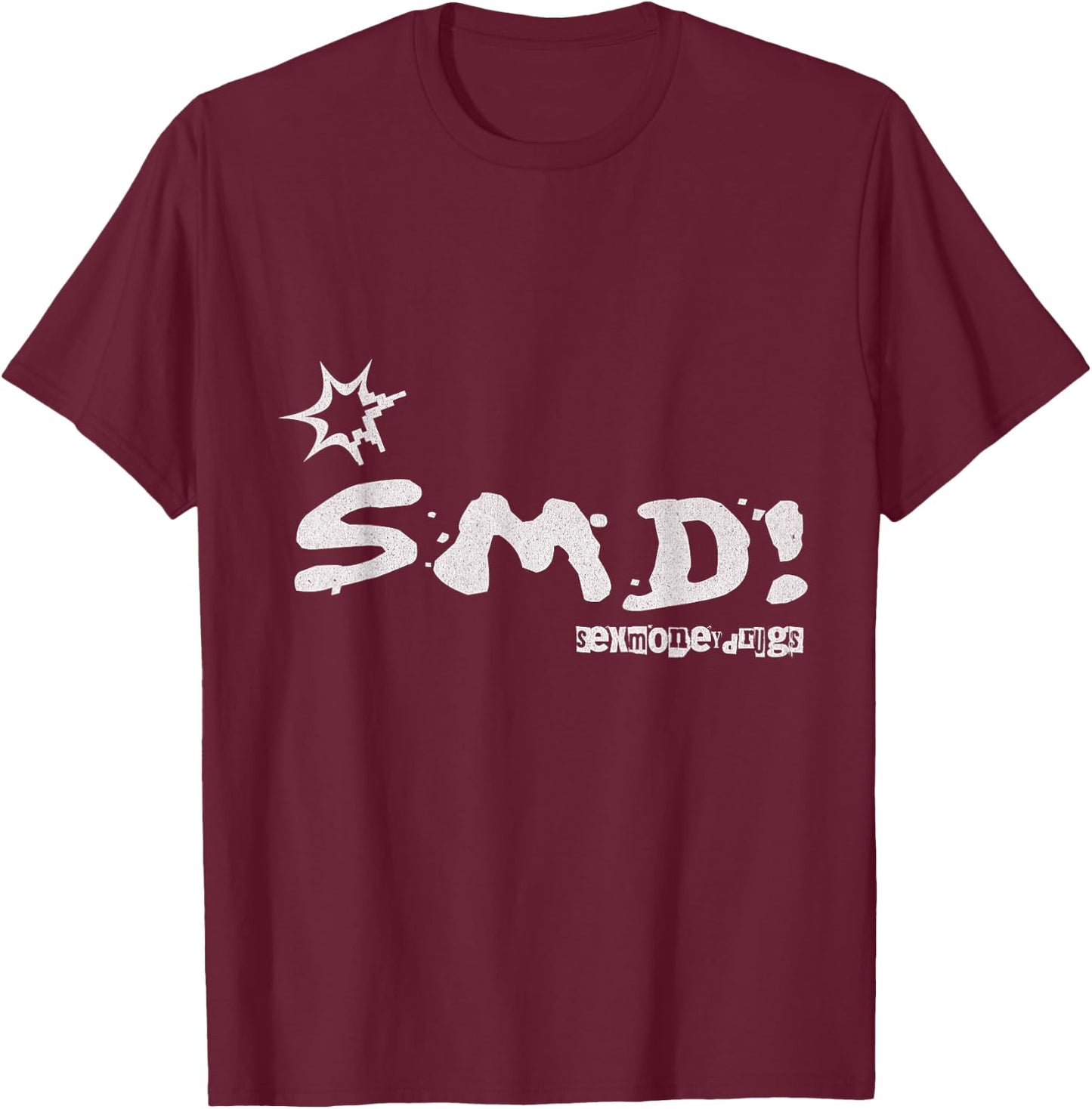 Lucki SMD T-Shirt - T-Shirt | Maroon