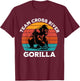 Cross River Gorilla Team Cross River Gorilla T-Shirt - T-Shirt | Maroon