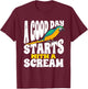 Macaw Parrot Scream Blue And Yellow Macaw T-Shirt - T-Shirt | Maroon
