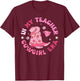 In My Teacher Cowgirl Era Pink Western Howdy Back To School T-Shirt - T-Shirt | Maroon