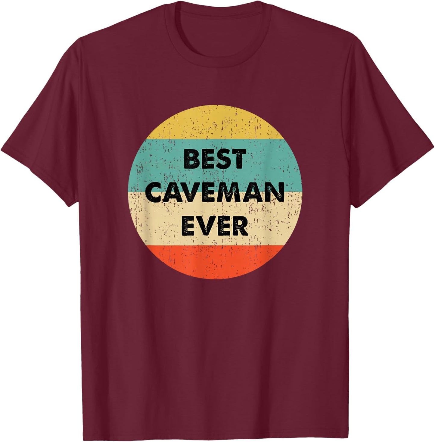 Caveman T-Shirt - T-Shirt | Maroon