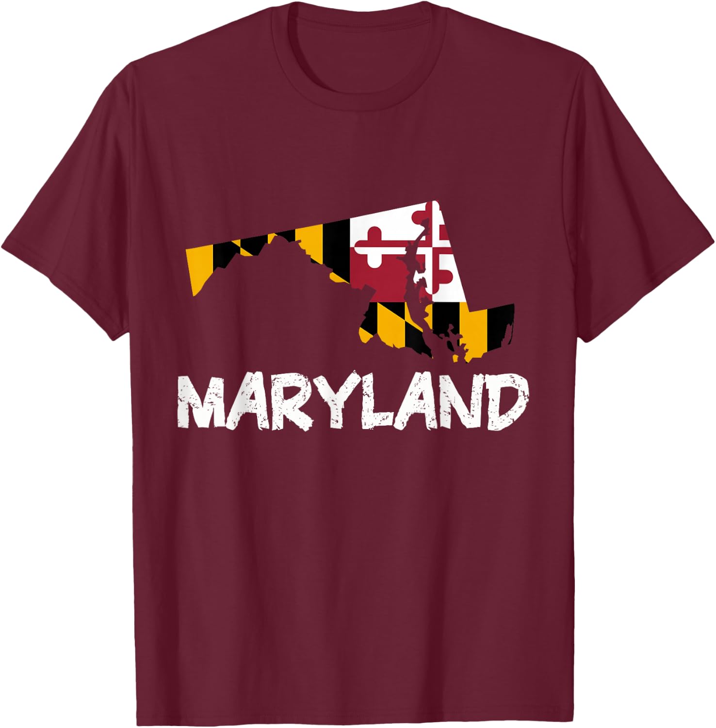 Cool Maryland State T-Shirt - T-Shirt | Maroon