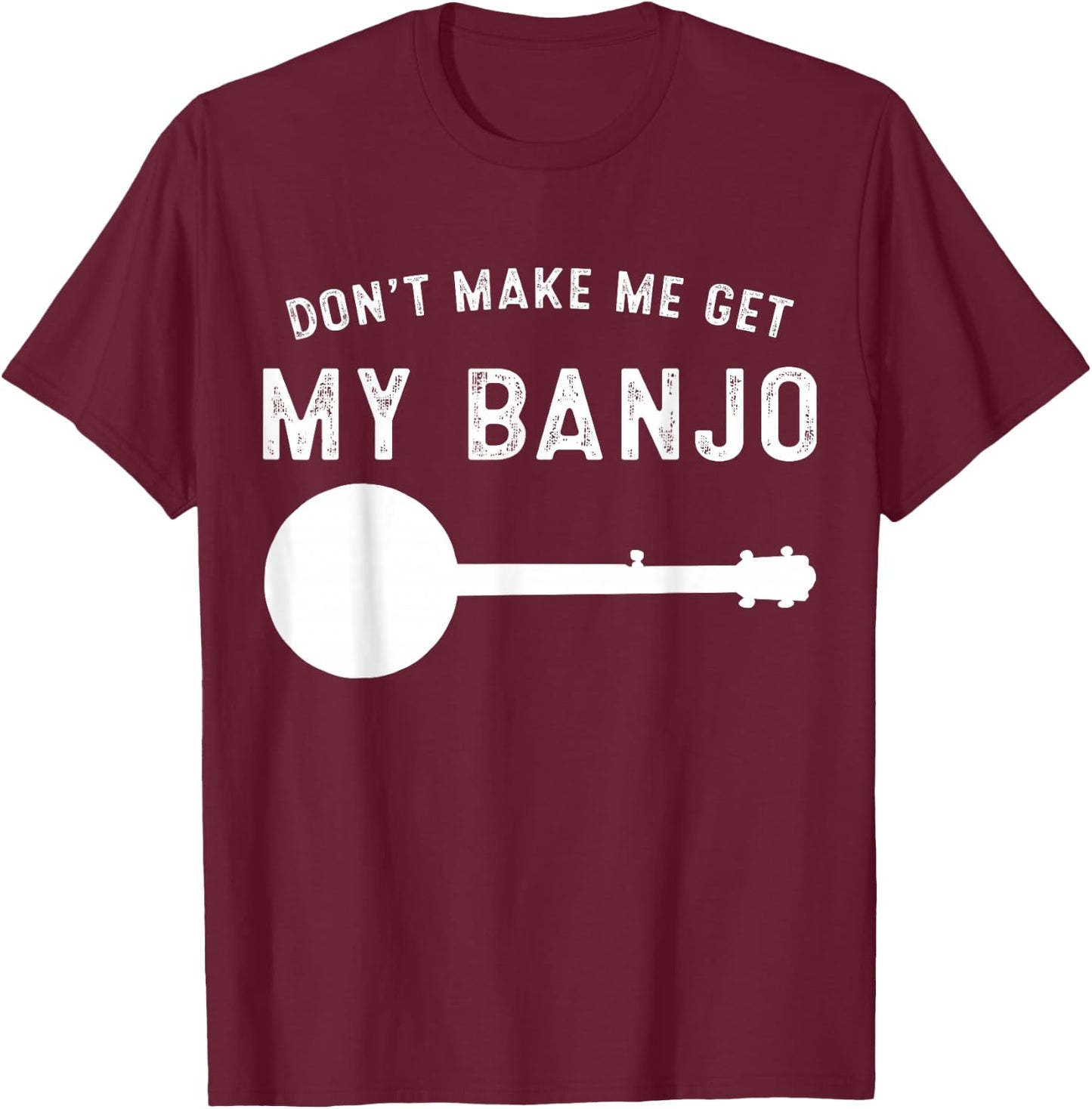 Banjo Bluegrass Music Vintage Gift Banjo Players T-Shirt - T-Shirt | Maroon