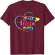 Best Niece Ever Tie Dye From Daughter Son Mom Kids Mothers T-Shirt - T-Shirt | Maroon