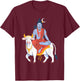 Maha Shivratri Hinduism Hindu Gods Lord Shiva T-Shirt - T-Shirt | Maroon