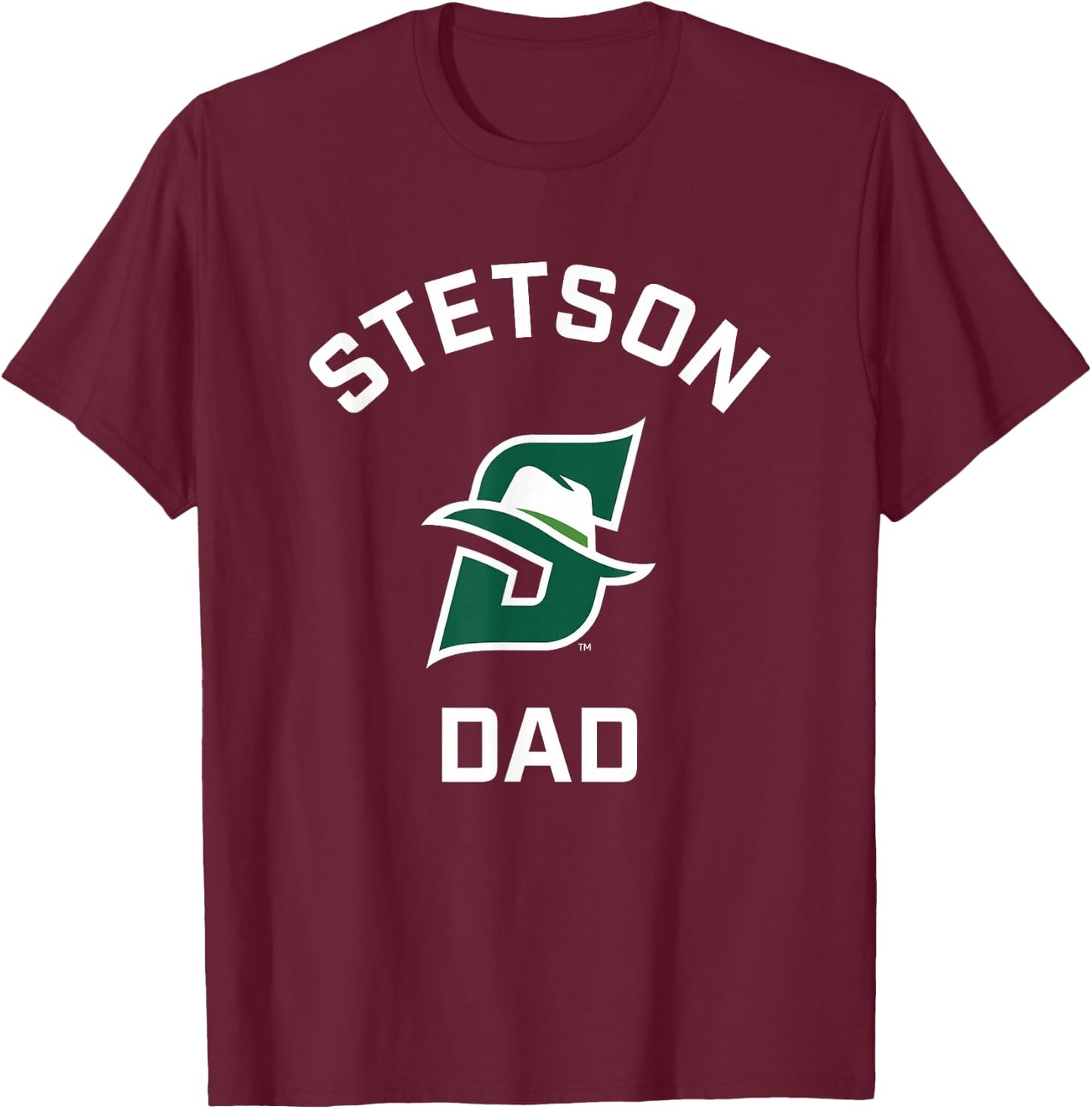Stetson University Hatters Arched Dad T-Shirt - T-Shirt | Maroon