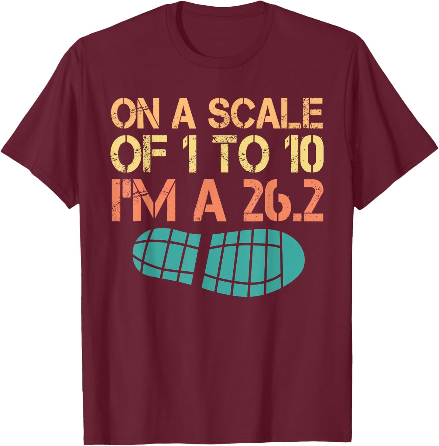 Funny Marathon Runner Dad Marathoner Cool Marathon Finisher T-Shirt - T-Shirt | Maroon