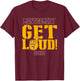 Montgomery High School GET LOUD Bears T-Shirt - T-Shirt | Maroon