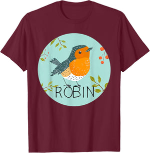 Cool Robin Bird Costume for Adults and Kids T-Shirt - T-Shirt | Maroon