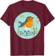 Cool Robin Bird Costume for Adults and Kids T-Shirt - T-Shirt | Maroon