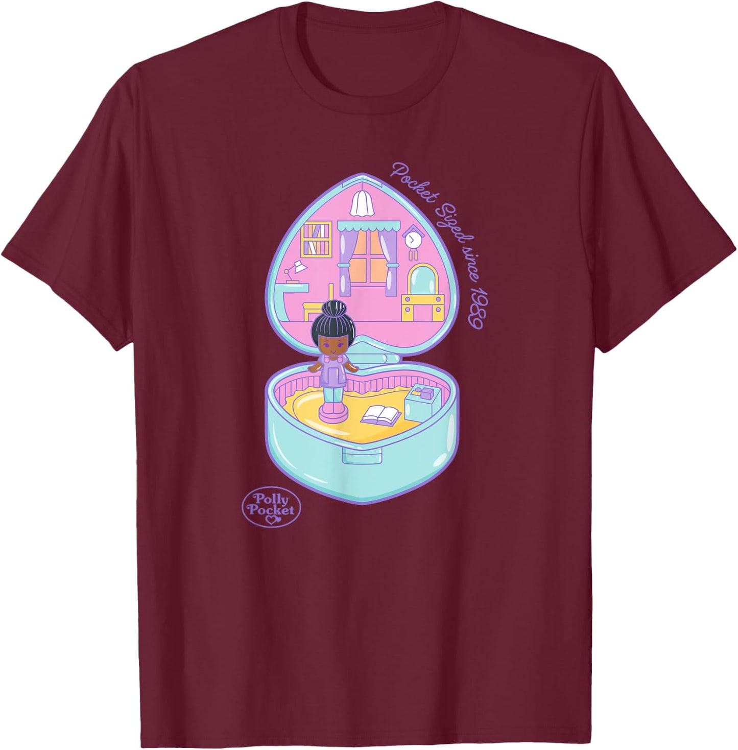 Polly Pocket - Pocket-Sized Since 1989 T-Shirt - T-Shirt | Maroon