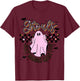 Ghouls just want to have fun, pink, peace sign, halloween T-Shirt - T-Shirt | Maroon