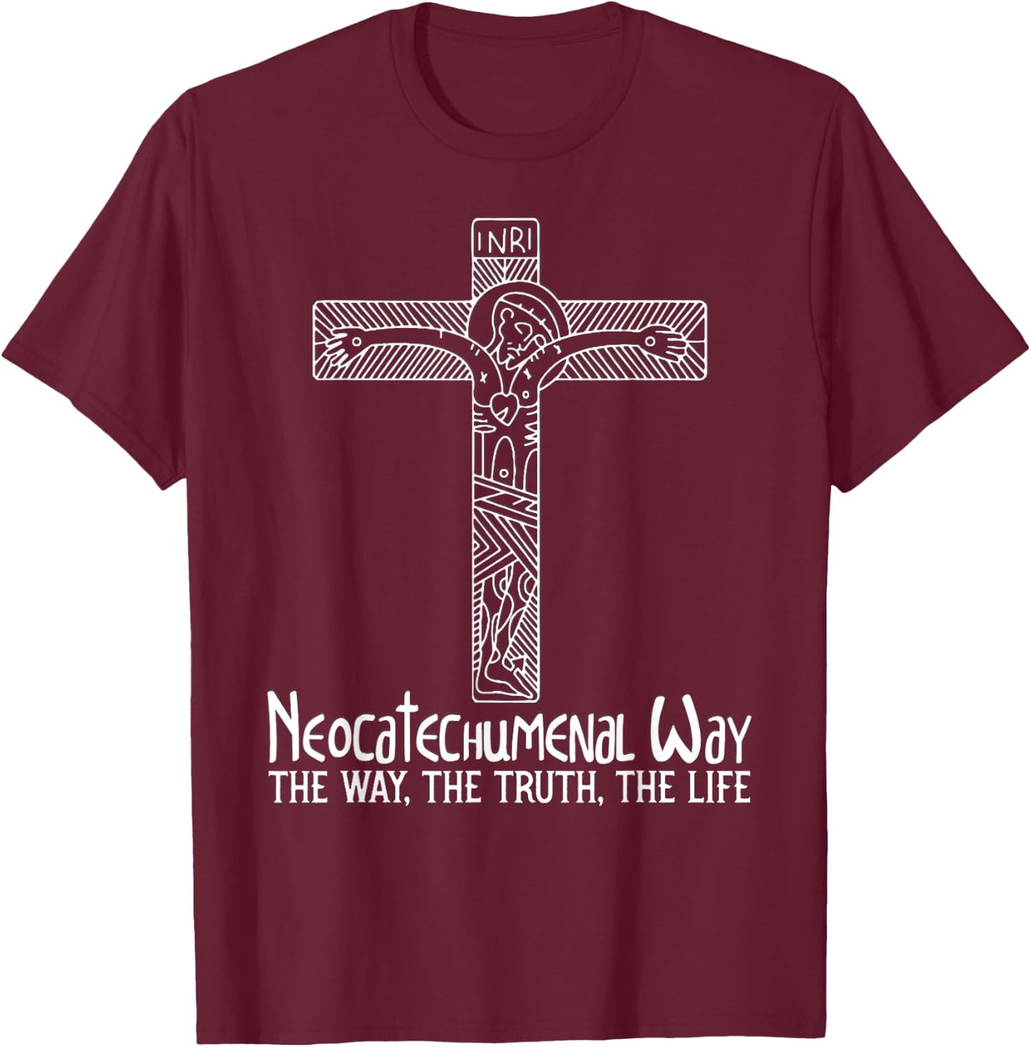 Neocatechumenal Way NCW Modern Catholic T-Shirt - T-Shirt | Maroon