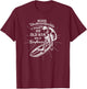 Never Underestimate An Old Man on a Surfboard-Funny T-Shirt - T-Shirt | Maroon