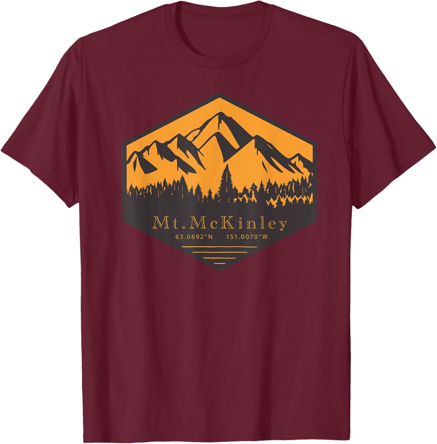 Mt. McKinley T-Shirt - T-Shirt | Maroon