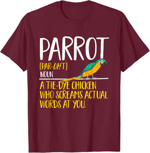 Macaw Parrot Definition Blue And Yellow Macaw T-Shirt - T-Shirt | Maroon