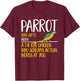 Macaw Parrot Definition Blue And Yellow Macaw T-Shirt - T-Shirt | Maroon