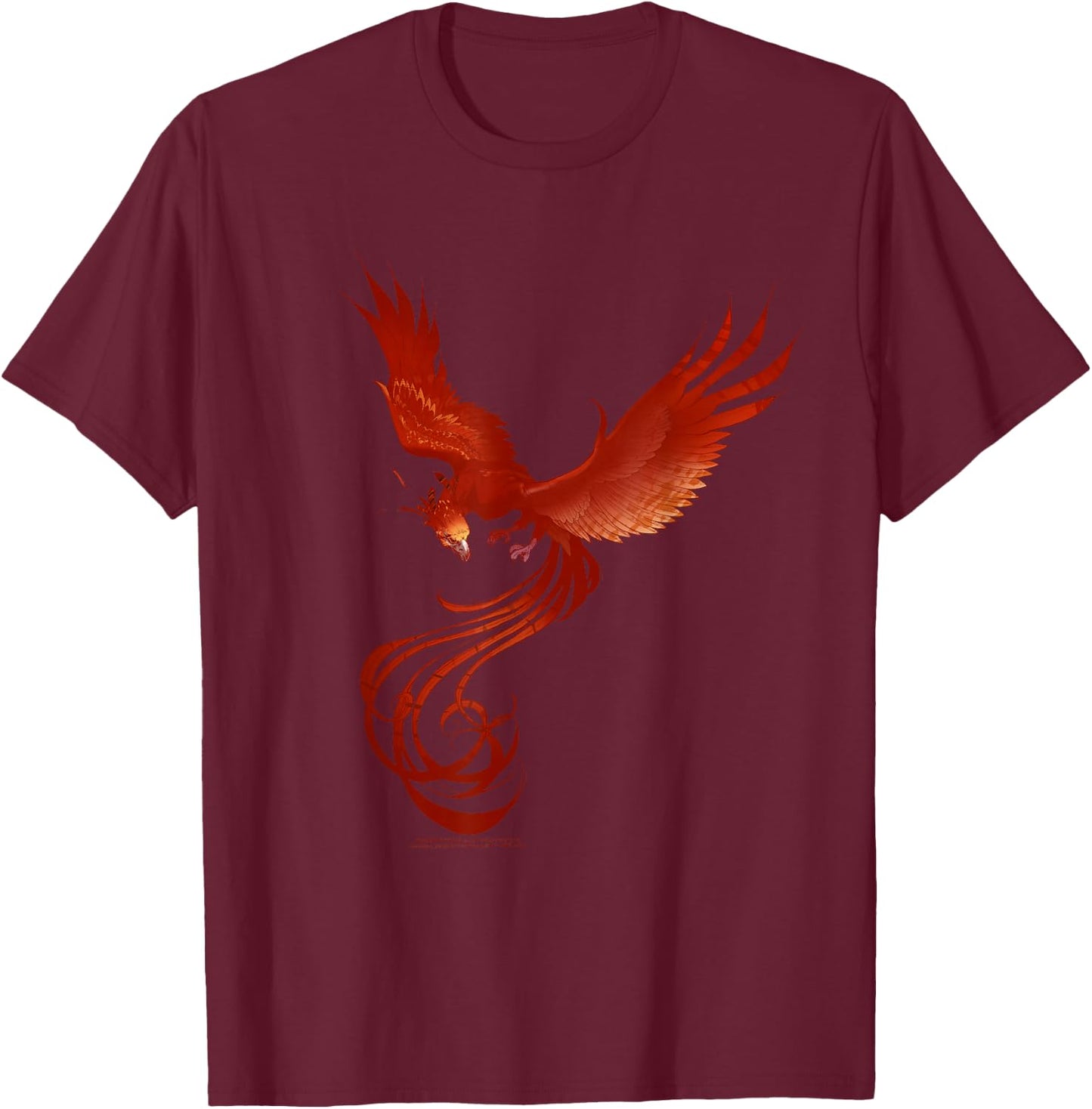 Harry Potter Phoenix Rising T-Shirt - T-Shirt | Maroon