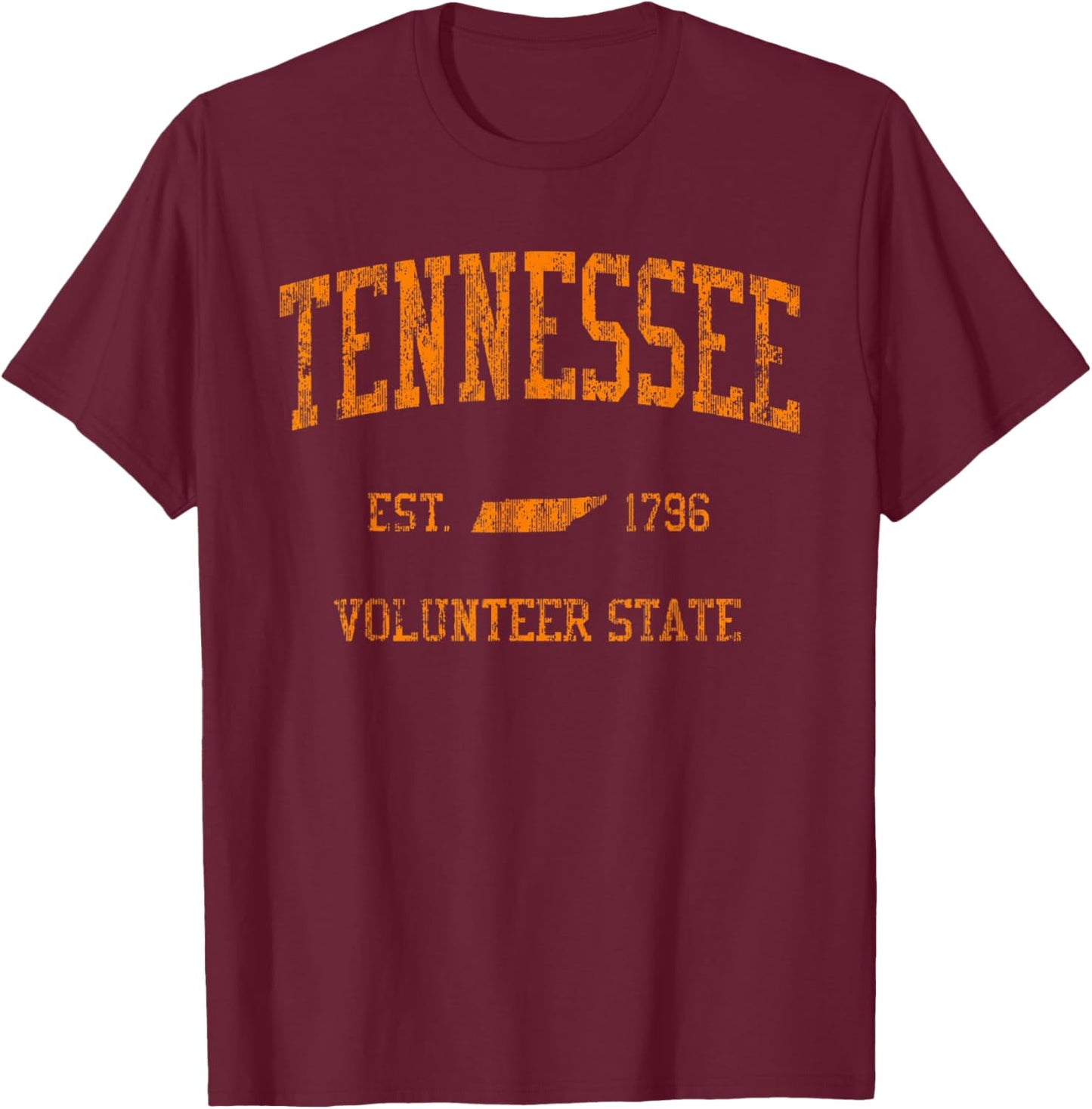 Tennessee Shirts. TN Vintage Women Girls Kids T-Shirt - T-Shirt | Maroon