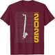Class of 2025 Senior Bass Clarinet for Bass Clarinetist T-Shirt - T-Shirt | Maroon