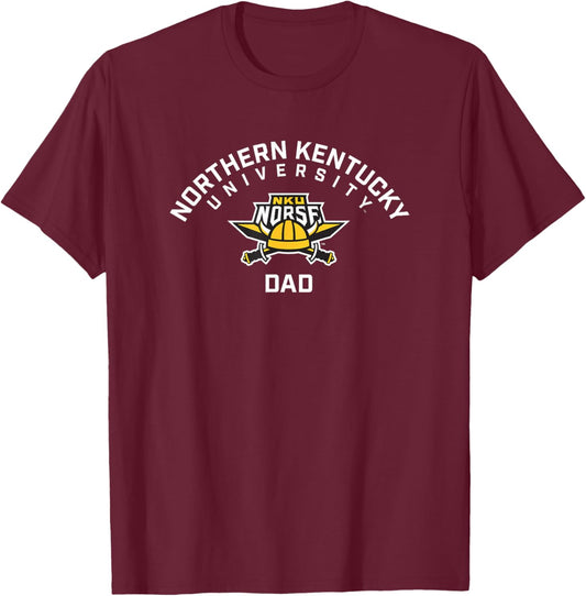Northern Kentucky University NKU Norse Arched Dad T-Shirt - T-Shirt | Maroon