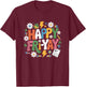 Happy Fri-Yay Funny Teacher Life Weekend Pun Happy Friday T-Shirt - T-Shirt | Maroon