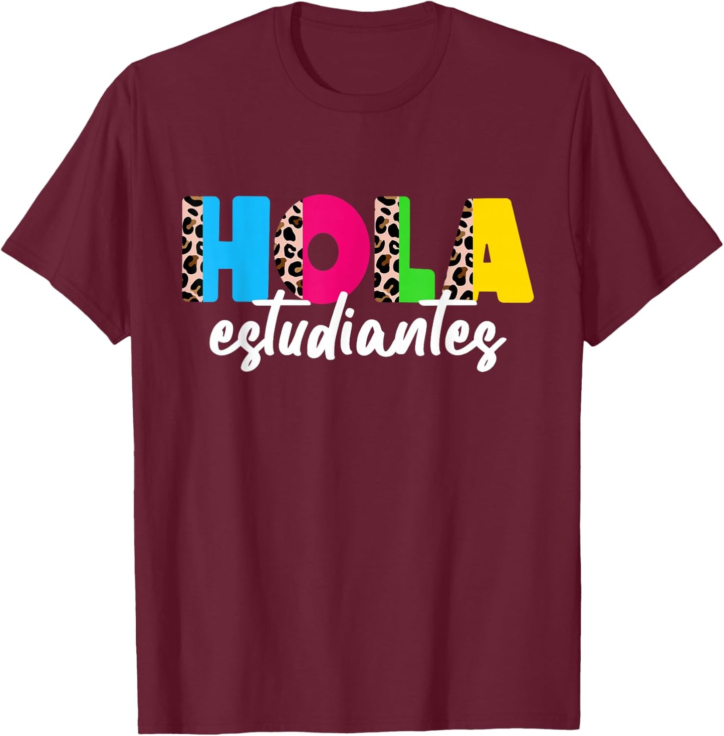 Spanish Teacher Shirt Men Maestra Back to School T-Shirt - T-Shirt | Maroon