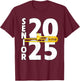 Trombone Player Senior Class of 2025 Marching Band Student T-Shirt - T-Shirt | Maroon