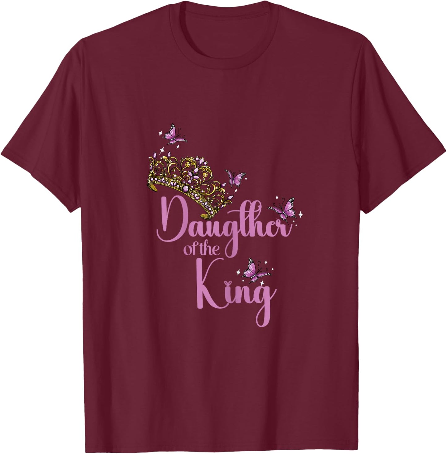 Daughter of the King and Youth T-Shirt - T-Shirt | Maroon